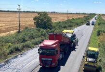 DN 68A preia traficul de pe A1: restricții de viteză și circulație în condiții de șantier