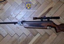 Un adevărat arsenal găsit în locuința unui bărbat de 43 de ani din Deva