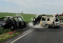 Accident tragic în Timiș: o femeie decedată și trei răniți, elicopter SMURD solicitat