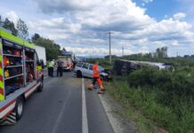 Tragedie pe E70: Un bărbat a decedat în urma unui accident cu un autotren