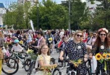 Reșița sărbătorește primăvara cu o paradă pe biciclete: Zâmbete și voie bună în oraș