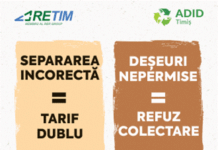 RETIM și ADID Timiș lansează campania „Colectează separat, neapărat!”