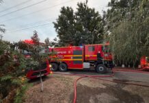 Incendiu devastator în Gottlob: Pompierii intervine rapid pentru a salva locuința