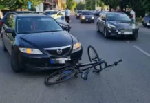 Accident grav la Timișoara: Biciclist rănit pe Bulevardul Republicii